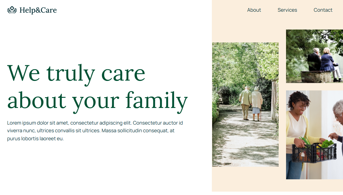 Website builder example 3